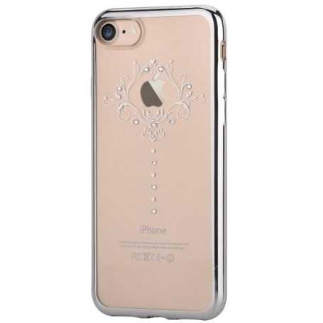 Cover Soft Iris Crystals from Swarovski iPhone 7 Silver
