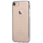 Cover Soft Iris Crystals from Swarovski iPhone 7 Silver
