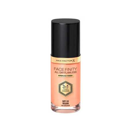 Max Factor Facefinity 3in1 Primer, Concealer y Foundation 80-Bronze 30ml