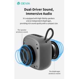 Altoparlante Bluetooth V5,3 Lite2 5 Watt EM501 Blu