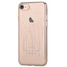 Cover Soft Meteor Crystals from Swarovski iPhone 7 Cham.Gold