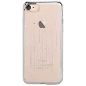 Cover Soft Meteor Crystals from Swarovski iPhone 7 Silver