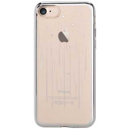 Cover Soft Meteor Crystals from Swarovski iPhone 7 Silver