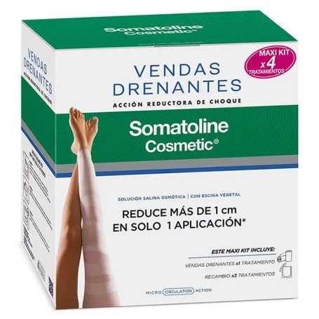 Somatoline bendaggi drenanti Maxi Kit 4 pezzi