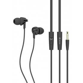 Auricolari con Mic e Controllo D1 Ripple 1.2 mt Nero