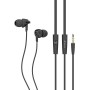 Auricolari con Mic e Controllo D1 Ripple 1.2 mt Nero