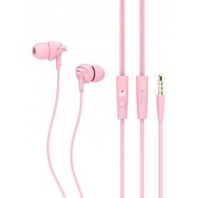 Auricolari con Mic e Controllo D1 Ripple 1.2 mt Rosa