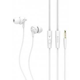 Auricolari con Mic e Controllo D1 Ripple 1.2 mt Bianco