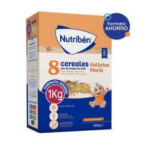 Nutribén 8 Cereali con Tocchi di Miele e Biscotti María 1 kg
