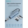 HUB 5 in 1 da tipo C a USB*2+tipo C+PD 100 W+RJ45 serie Leopard