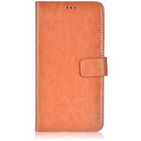 Custodia a Libro in Pelle Per Samsung Galaxy J5 Marrone
