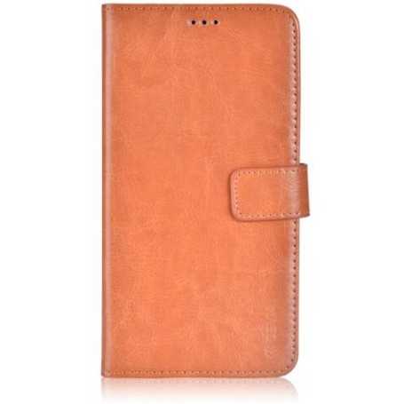 Custodia a Libro in Pelle Per Samsung Galaxy J5 Marrone