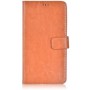 Custodia a Libro in Pelle Per Samsung Galaxy J5 Marrone