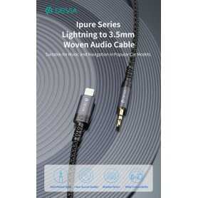 Cavo Audio da Lightning a Jack 3.5mm lunghezza 1 mt