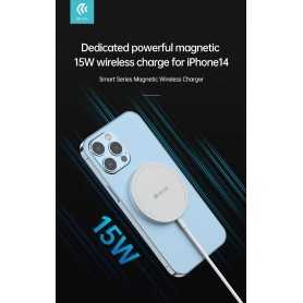Caricatore Magnetico Mag-Safe per iPhone 3A. 15W. Qi
