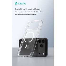 Custodia antiurto Mag Safe trasparente per iPhone 17 Pro