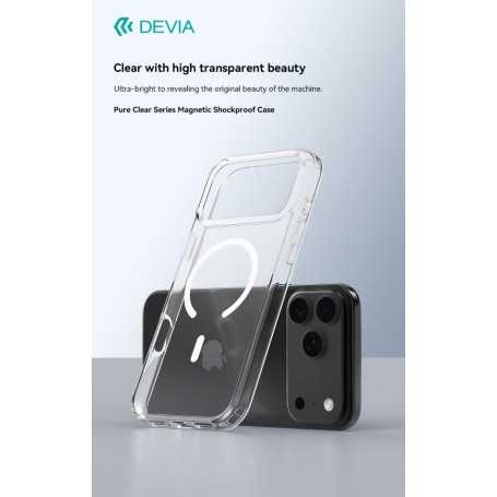 Custodia antiurto Mag Safe trasparente per iPhone 17 Pro Max