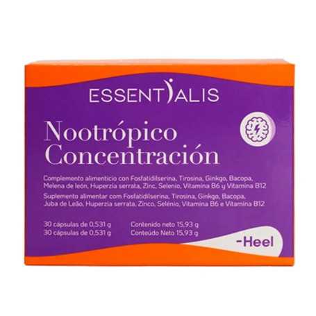 Heel Essentialis Nootropico Concentrazione 30 Capsule