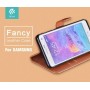 Cover a Libro in Pelle Marrone Fancy per Samsung A7 2016