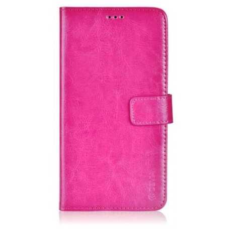 Custodia a Libro in Pelle Per Samsung Galaxy S6 Edge Rossa