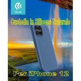 Cover in Silicone Waterproof per iPhone 12 & 12 Pro Blu