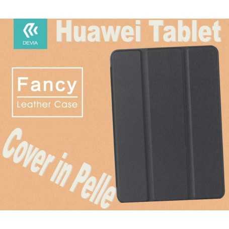 Custodia a Libro in Pelle Per Huawei M2 10