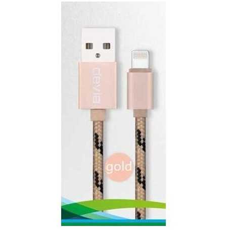Cavo Dati Carica iPhone e iPad IOS 7  IOS10 Oro 1mt