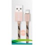 Cavo Dati Carica iPhone e iPad IOS 7  IOS10 Oro 1mt