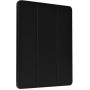 Cover iPad Pro 12.9 2021 in pelle con supporto pencil Nera