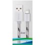 Cavo Dati Carica iPhone e iPad IOS 7  IOS10 Argento 1mt