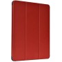 Cover iPad Pro 12.9 2021 in pelle con supporto pencil Rossa