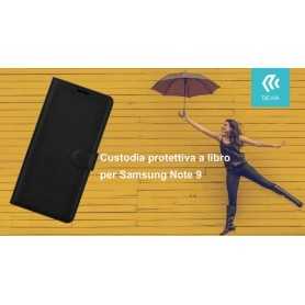 Custodia protettiva a libro per Samsung Note 9 nera