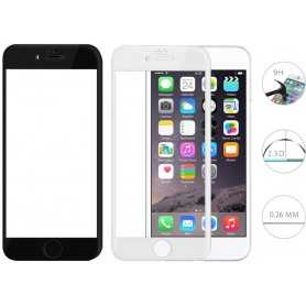 Pellicola Full Screen Vetro iPhone 6/6s Plus con Curve Nera