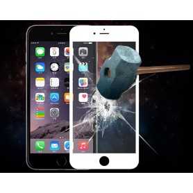 Pellicola Full Screen Vetro iPhone 6/6s Plus con Curve Bianc
