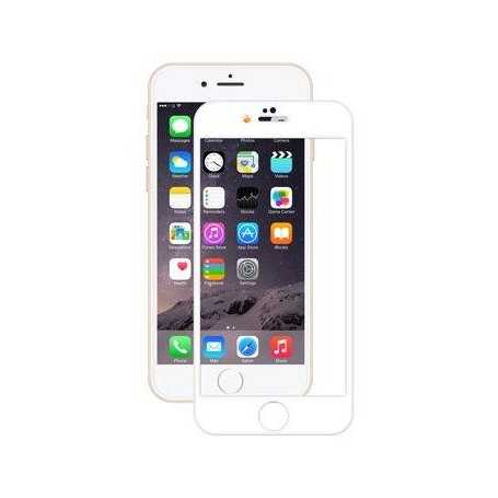 Copertura in Vetro Temperato Full 0.26 mm iPhone 6/6S Bianco