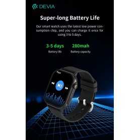 DEVIA Smart Watch AMOLED Pro2 IP67 modello ZL94 Nero