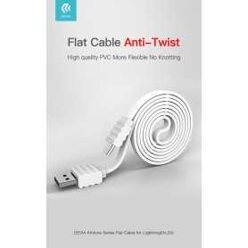 Cavo carica e dati 5V 2A piatto Micro Usb Android Nero