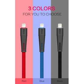 Cavo Fish Devia Lightning Apple 1.5mt Certificato MFI Rosso