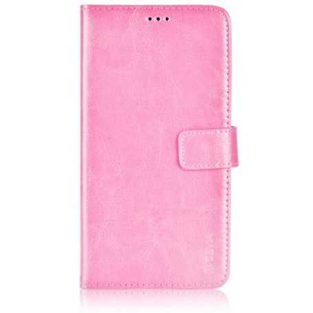 Custodia a Libro in Pelle Per Samsung Galaxy S7 Edge Rosa