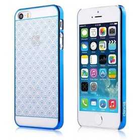 Cover in Policarbonato per iPhone SE - 5S - 5 Colore Blu