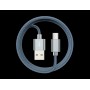 Cavo Dati Carica in Corda Android Type-C 1.5mt Grigio