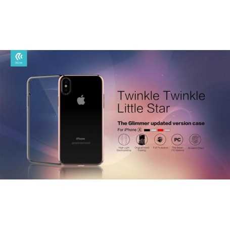 Cover Protezione Glimmer per iPhone X Nera