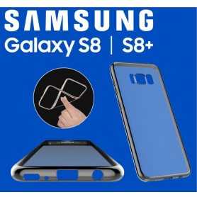 Cover Glitter Soft per Samsung S8 Gun Black