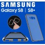Cover Glitter Soft per Samsung S8 Gun Black
