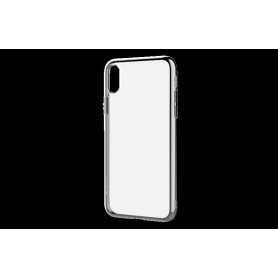 Cover Glitter Soft per iPhone X Silver