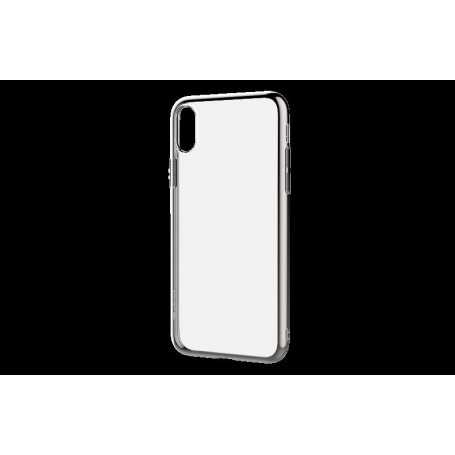 Cover Glitter Soft per iPhone X Silver