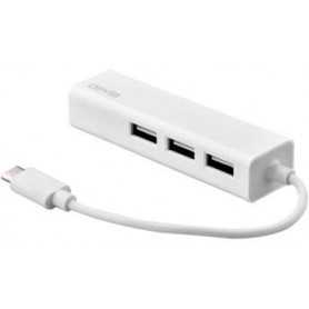 Hub 3 Porte Usb + 1 Ethernet per MacBook 12