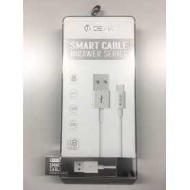 Set 8 cavi 1Mt Tipo-C con blister dosatore Idriver Bianco