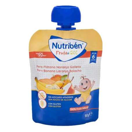 Nutribén Fruit & Go! Pera, Banana, Arancia E Biscotto 90g