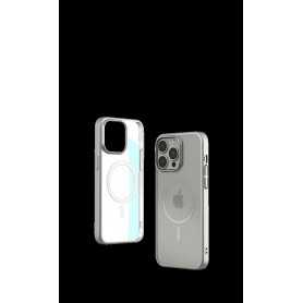 Cover Magnetica Glimmer con Apple Magsafe iPhone 15 Pro Silv